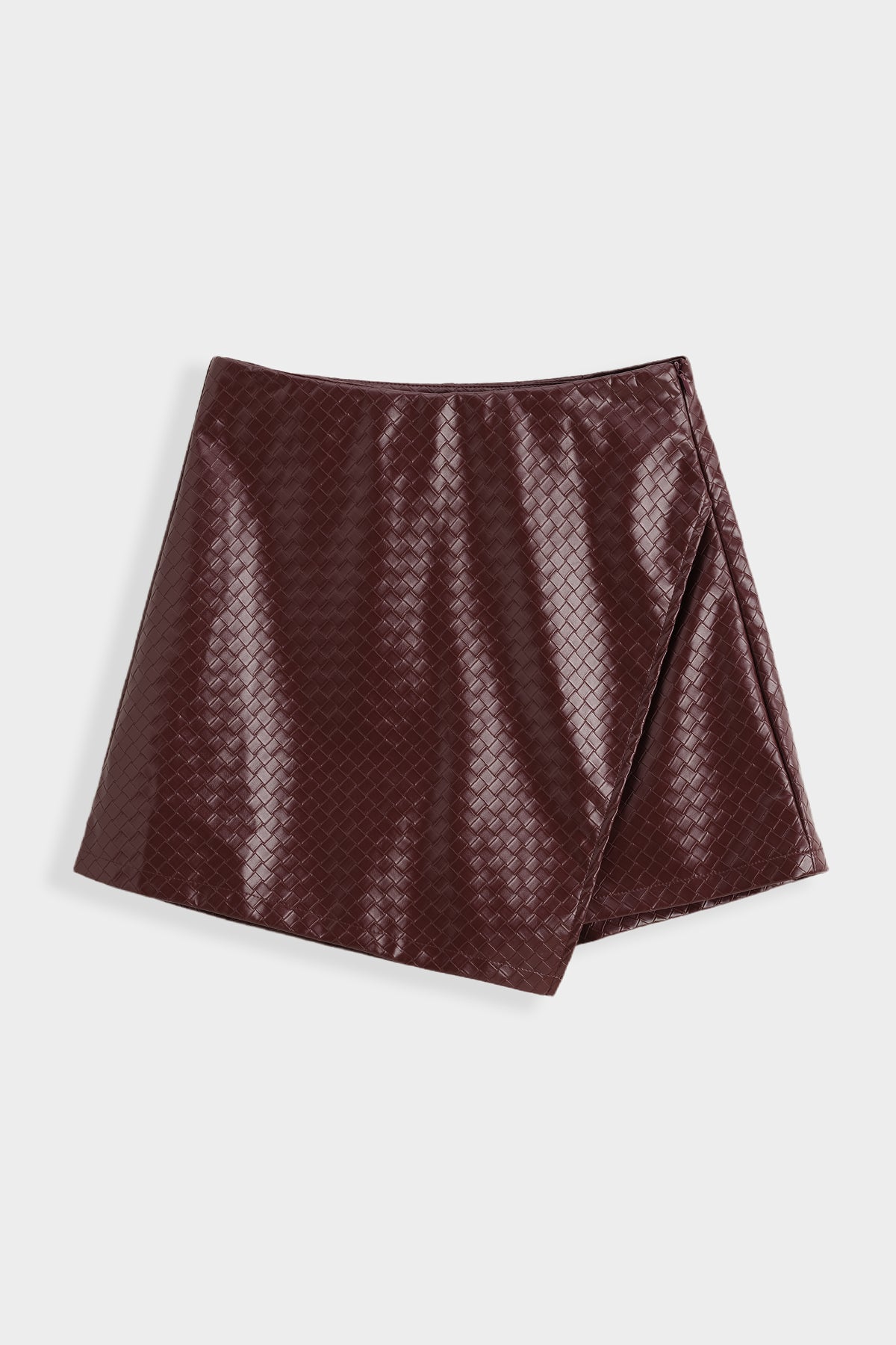 Jupe Bordeaux Simili