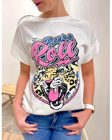 t-shirt rock rose