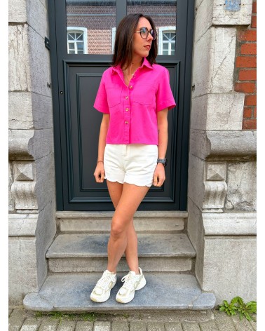 jupe longue jeans rose
