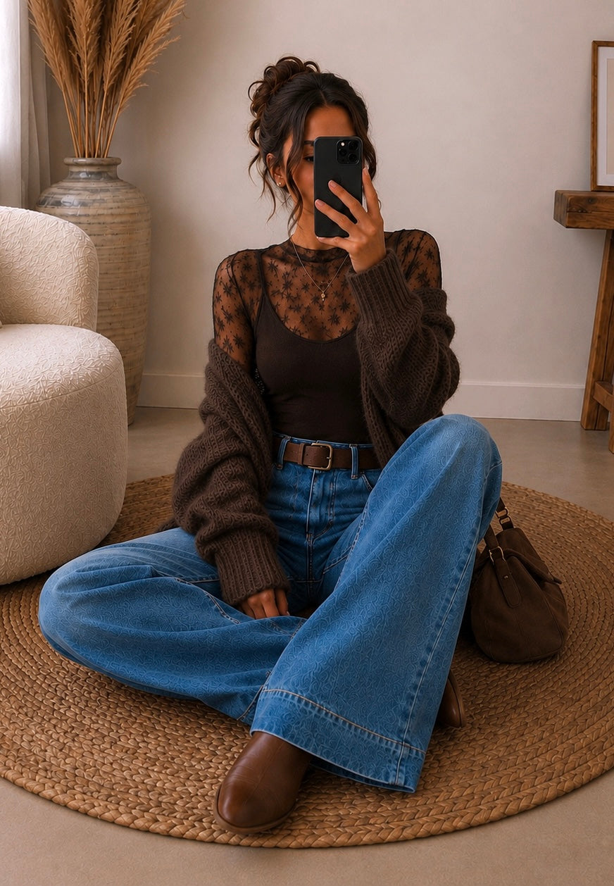 Gilet Nadia choco