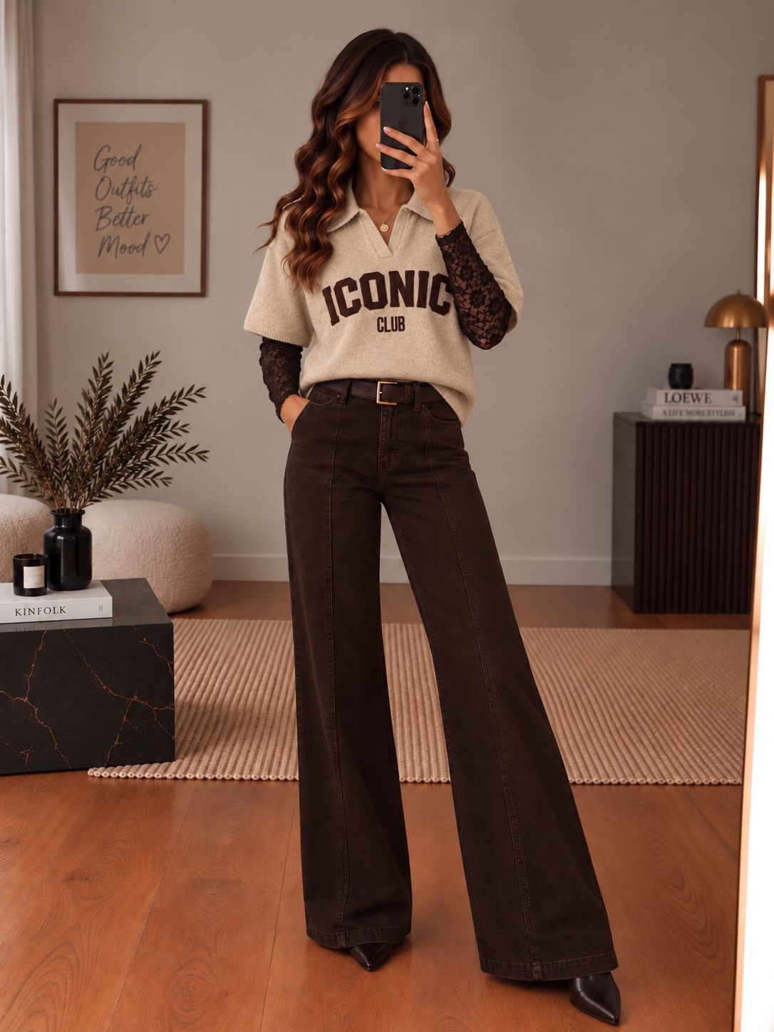 Pull Iconic Manche dentelle