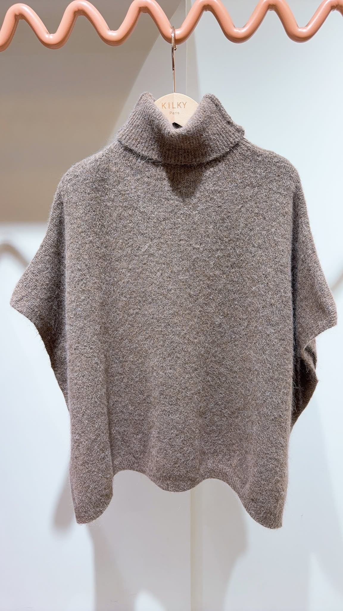 Pull sans manche Taupe
