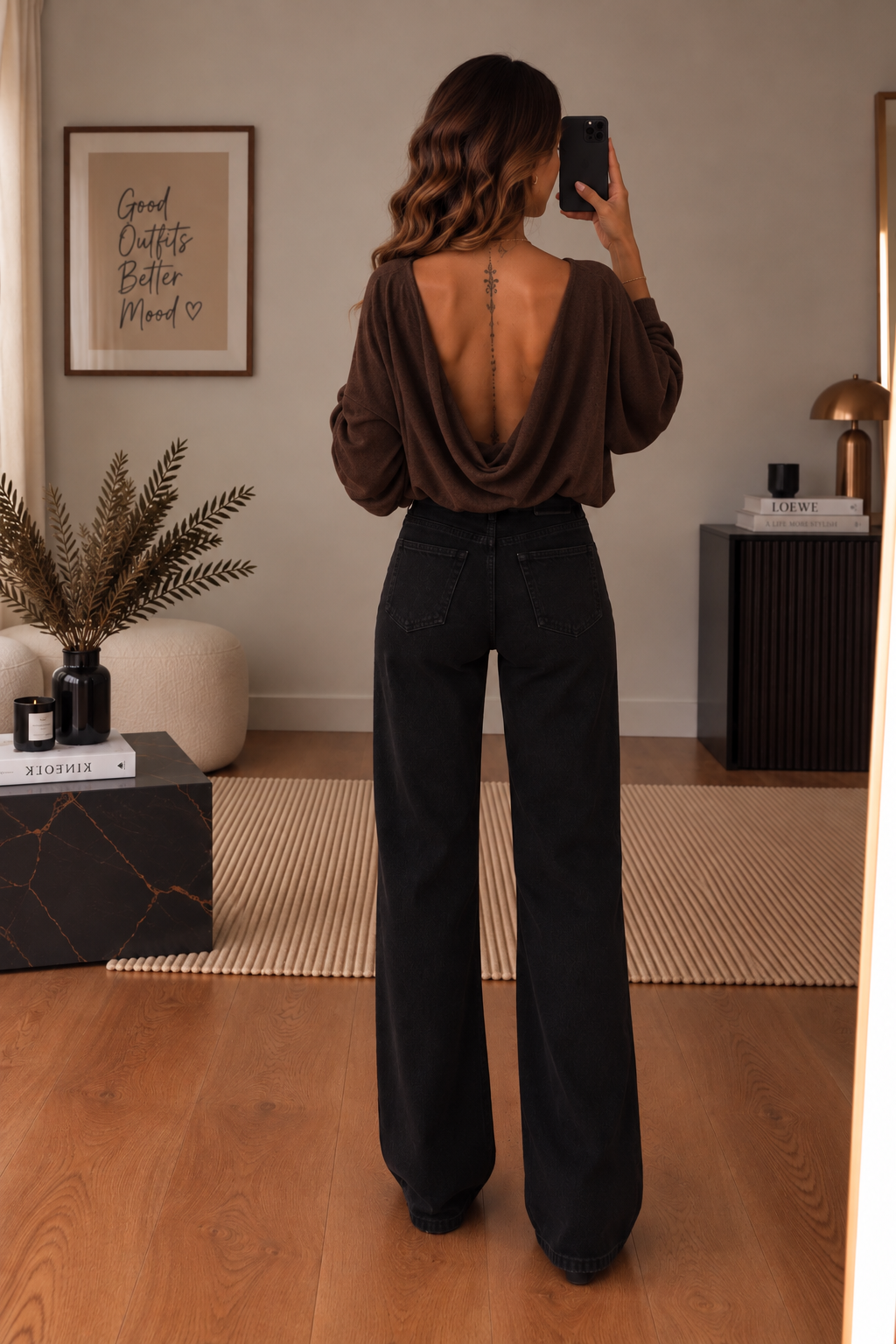 Blouse dos nu Chocolat