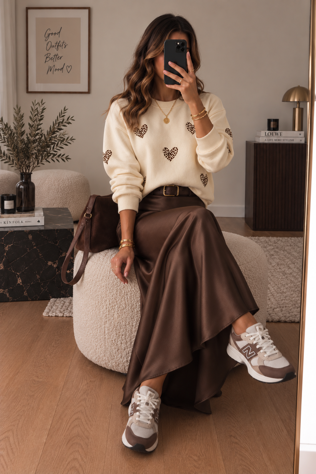 Jupe Longue Chocolat