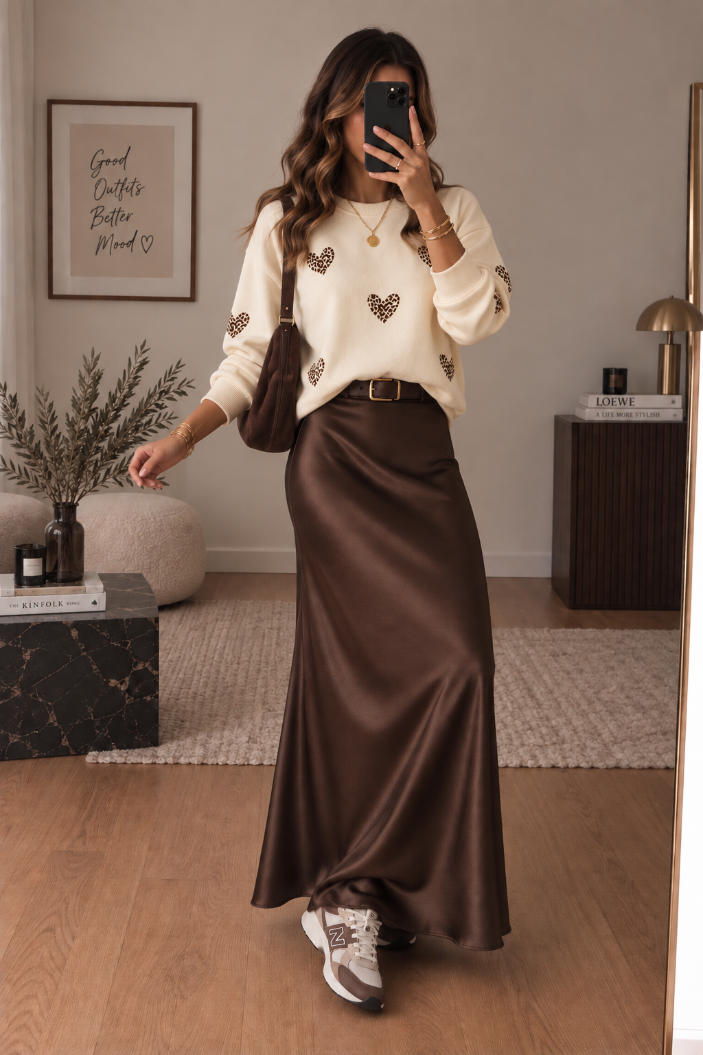 Jupe Longue Chocolat