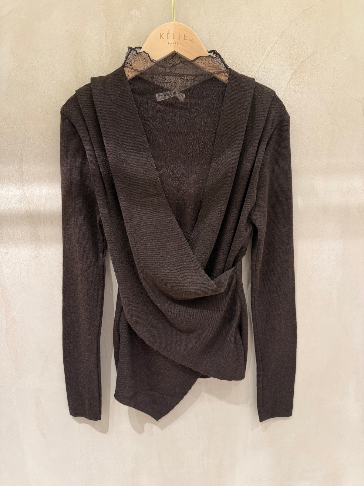 Pull Asymétrique Choco