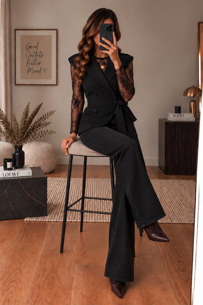 Veste Blazer sans manche