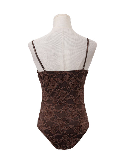 Body chocolat dentelle