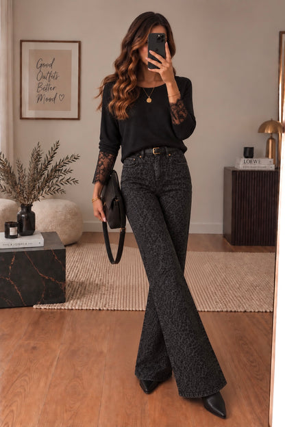 Pull Manche Dentelle