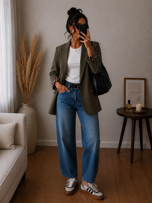 Blazer kaki