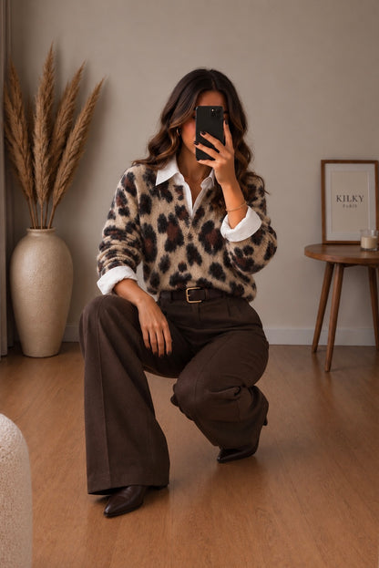 Pantalon Classic Choco