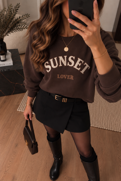 Sweat chocolat SUNSET