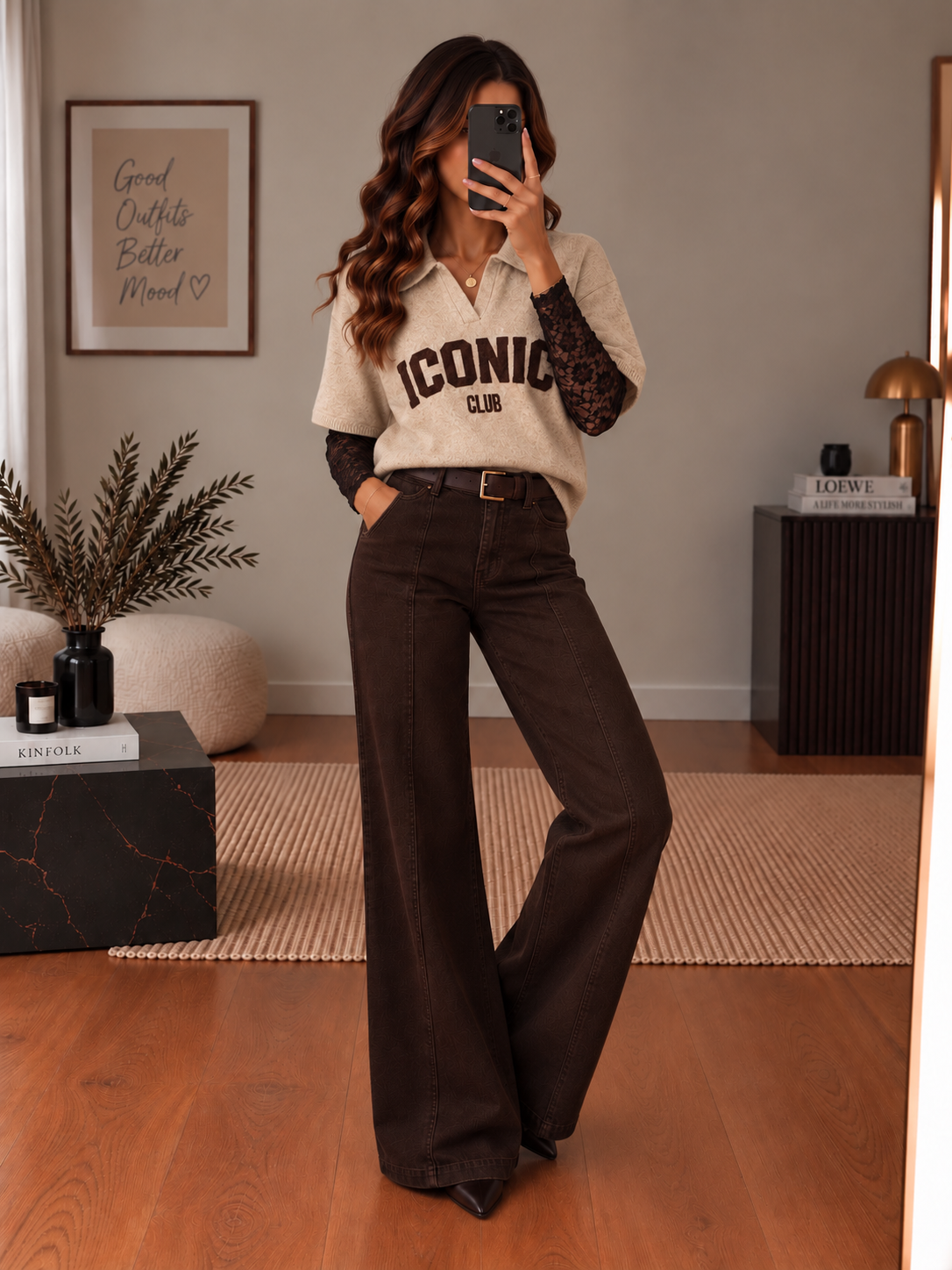 Pull Iconic Manche dentelle