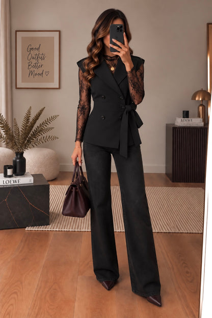 Veste Blazer sans manche