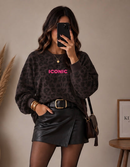 Sweat iconic fin choco