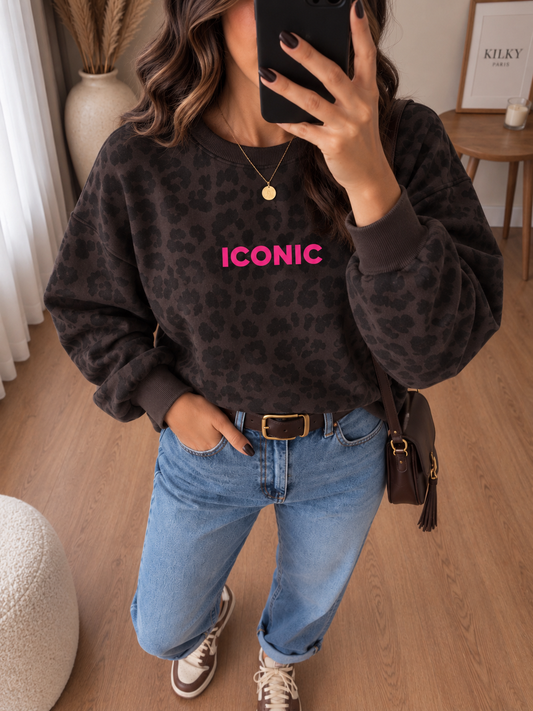 Sweat iconic fin choco