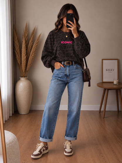Sweat iconic fin choco