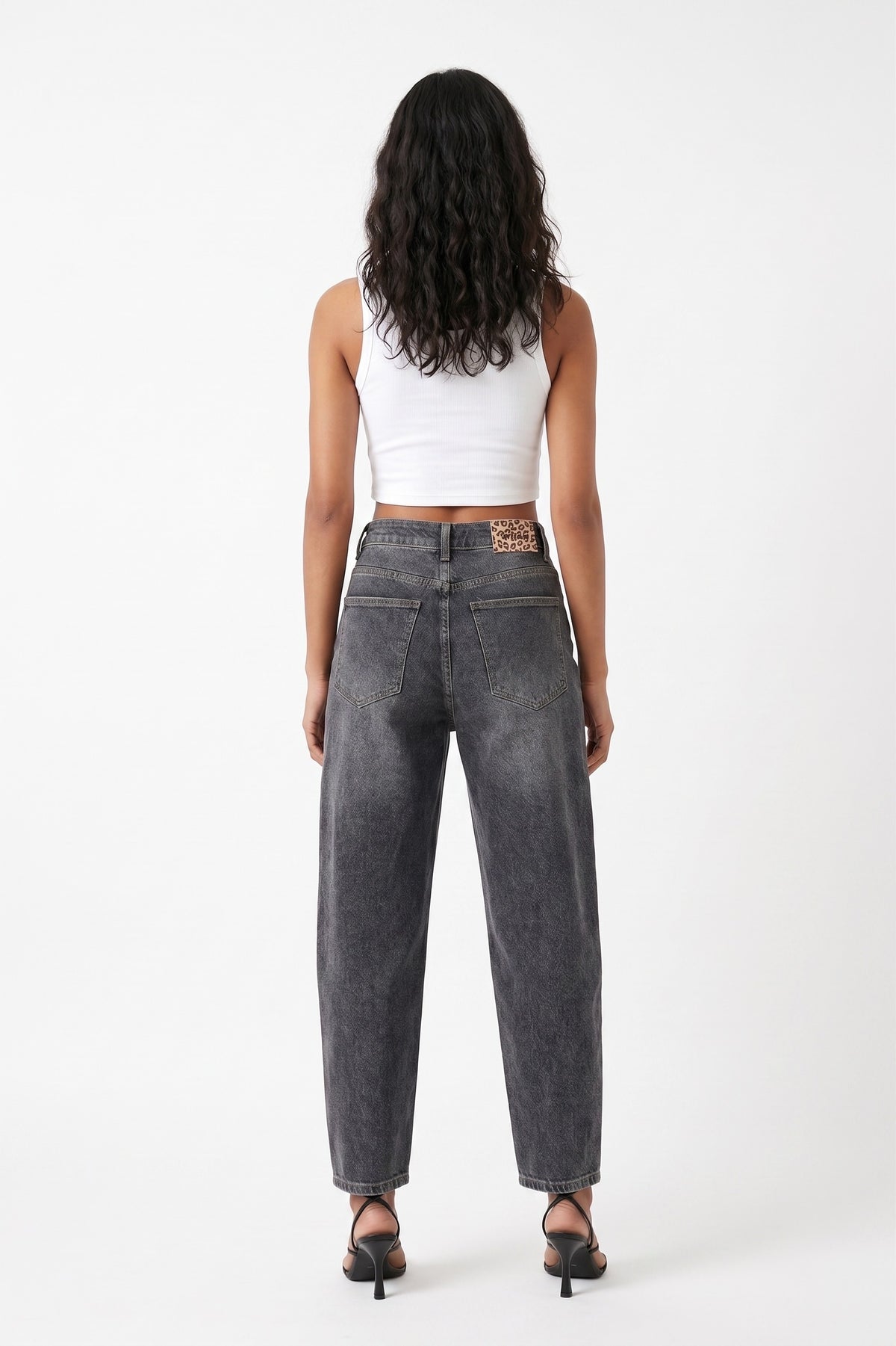 Jeans Ballon Gris