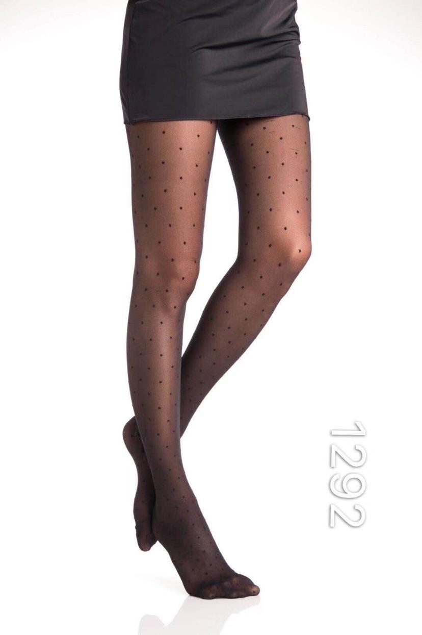 Collant à pois
