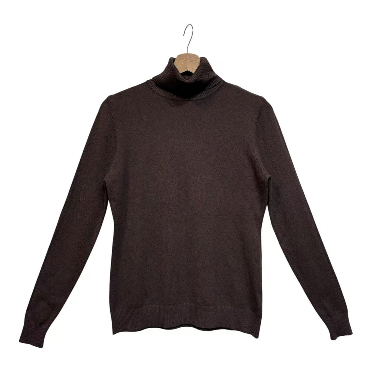 Pull col roulé Chocolat