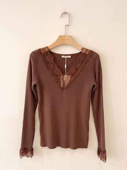 Blouse col Dentelle