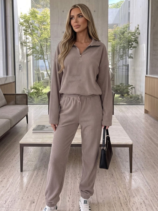 Ensemble Léna taupe