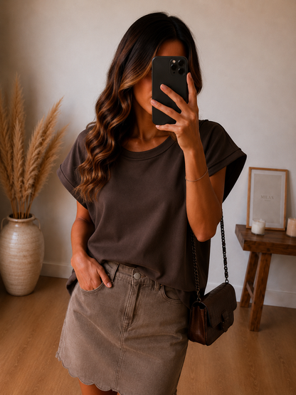 Blouse Lola choco