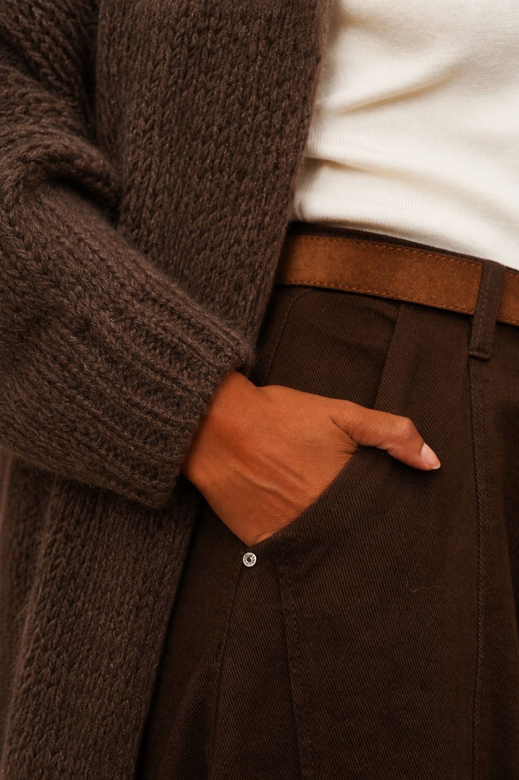 Gilet Nadia choco