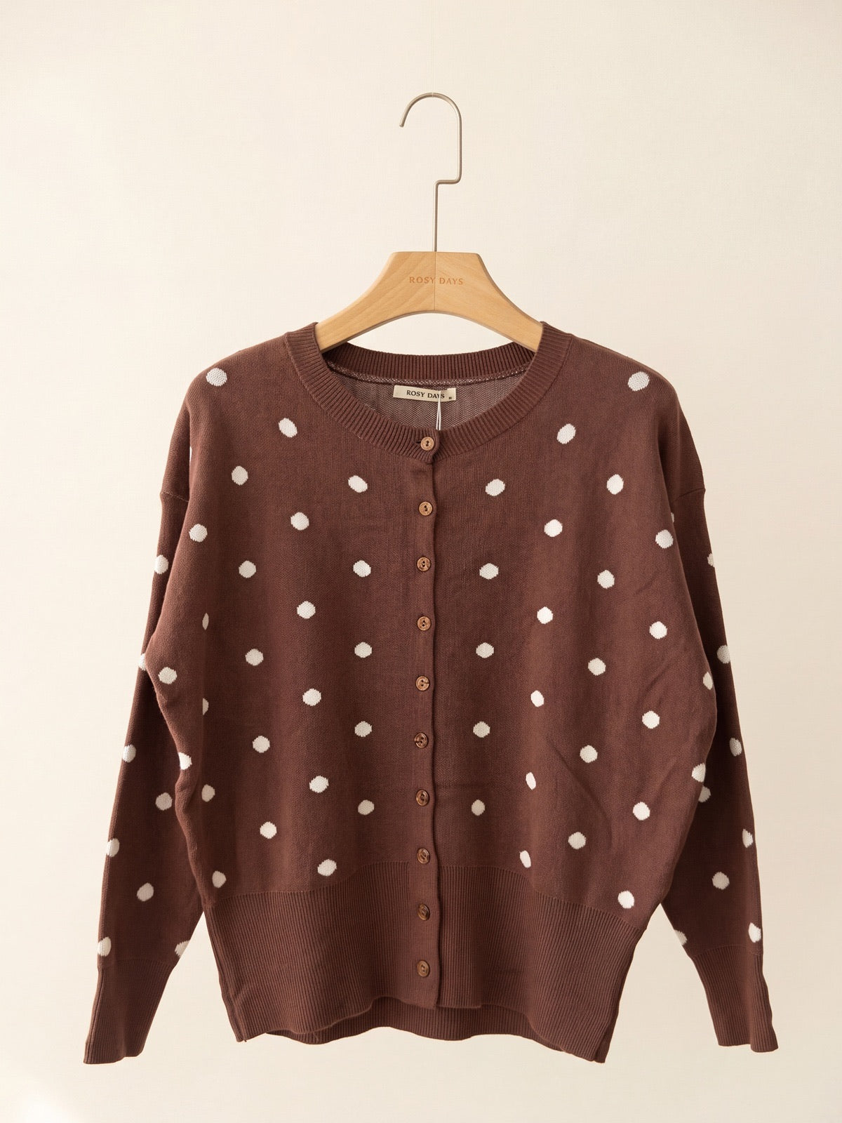 Gilet choco pois